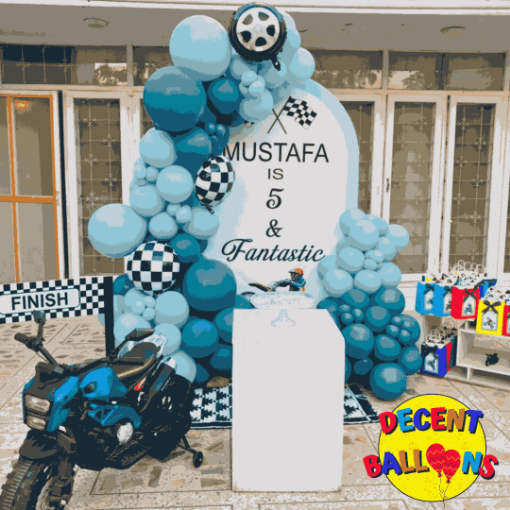 Picture of Car-Themed Birthday Party Setup – Racing Fun & Vibrant Decor 