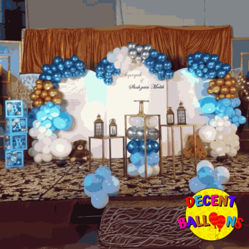 Picture of Baby-Themed Birthday Party Setup – Elegant & Heartwarming Celebration Decor