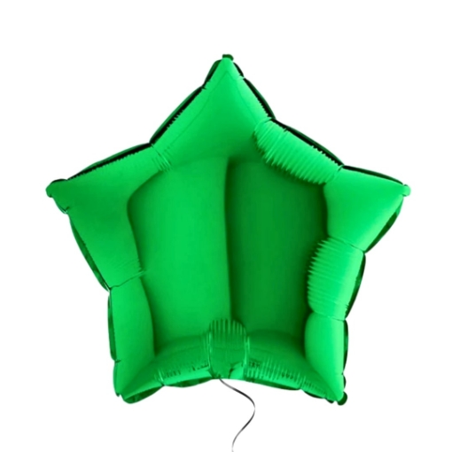Picture of Green Star Foil Balloon ⭐