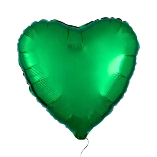 Picture of Green Heart Foil Balloon 💚