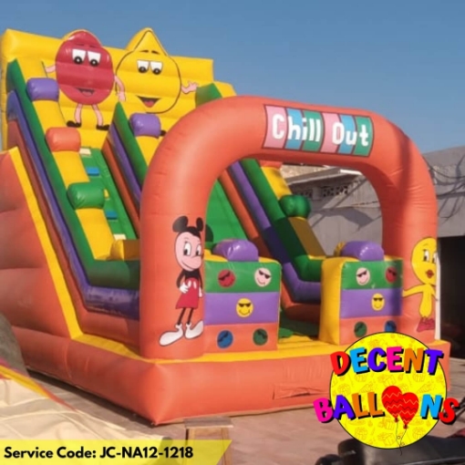 Picture of Chill Out Slide Jumping Castle – Rent for Cartoon-Themed Kids’ Parties