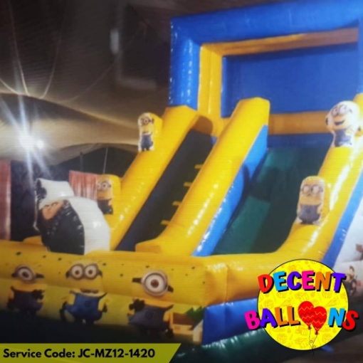 Picture of Minions Slide Jumping Castle – Rent for Despicable Me-Themed Kids’ Parties in Karachi