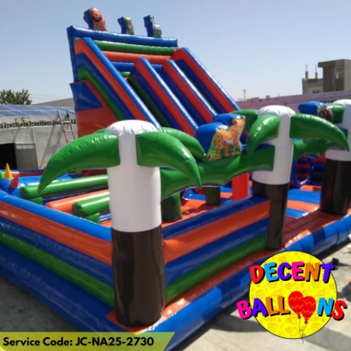 Picture of Mega Jungle Slide Jumping Castle