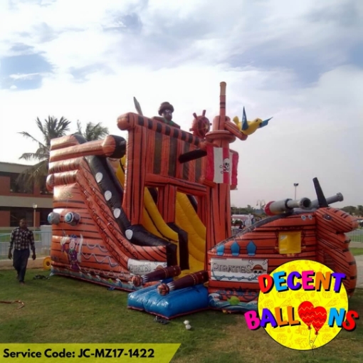 Picture of Pirate Ship Combo Jumping Castle Playland Rental
